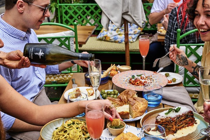 Sicilian brunch table at Norma, Fitzrovia